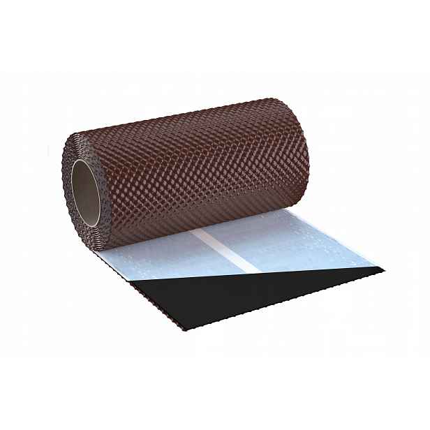 Eurovent Flex 3D hliníková pokrývačská komínová páska 30 cm x 5 m RAL8017 Bronz