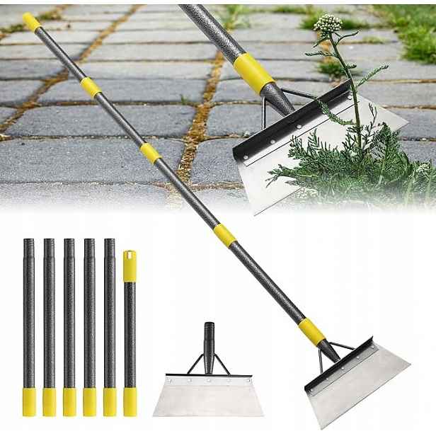 Multifunkční lopata zahradní lopata 236 cm, škrabka s nastavitelným držadlem