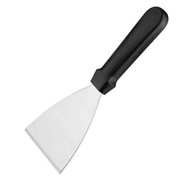 škrabka-obracečka 25x10cm gril., BLACK, NR/plast