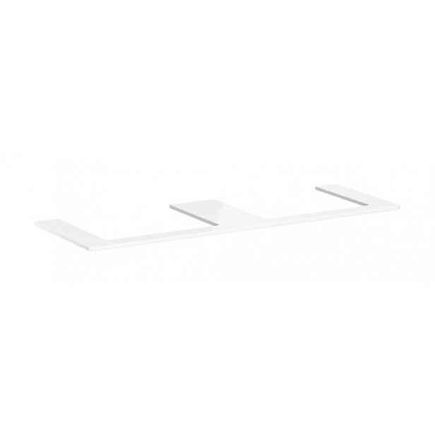 Deska pod umyvadlo Hansgrohe Xelu Q 156x1,6x55 cm bílá lesklá 54112050