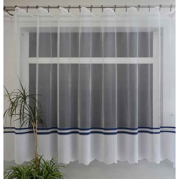 Mg Záclona 355500 Bílá granátová 200x250 cm s páskou M