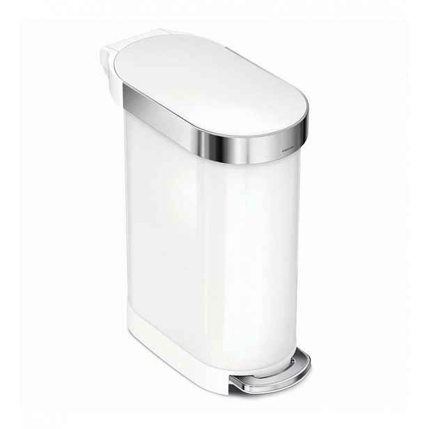 Simplehuman - Odpadkový koš Slim 45 l, bílá CW2069