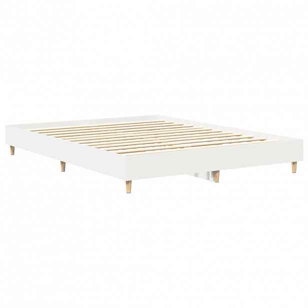vidaXL Rám postele 2 ks Bílá 152 x 203 cm Kompozitní dřevo