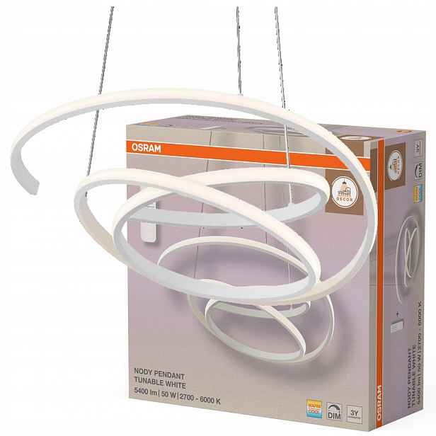 Závěsná stropní lampa 50W 3500lm 2700-6000K Cct Stmívatelná Decor Osram
