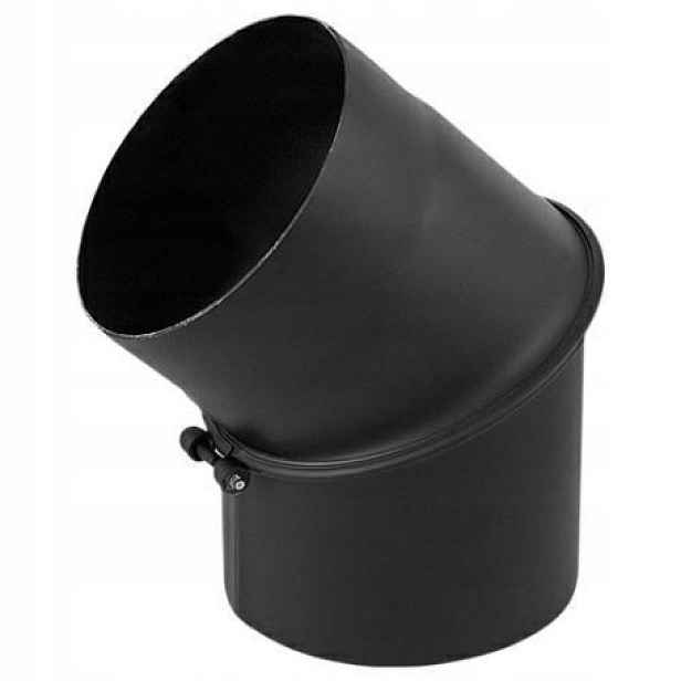 Černé Nastavitelné Koleno 45 stupňů fi 200 mm Darco