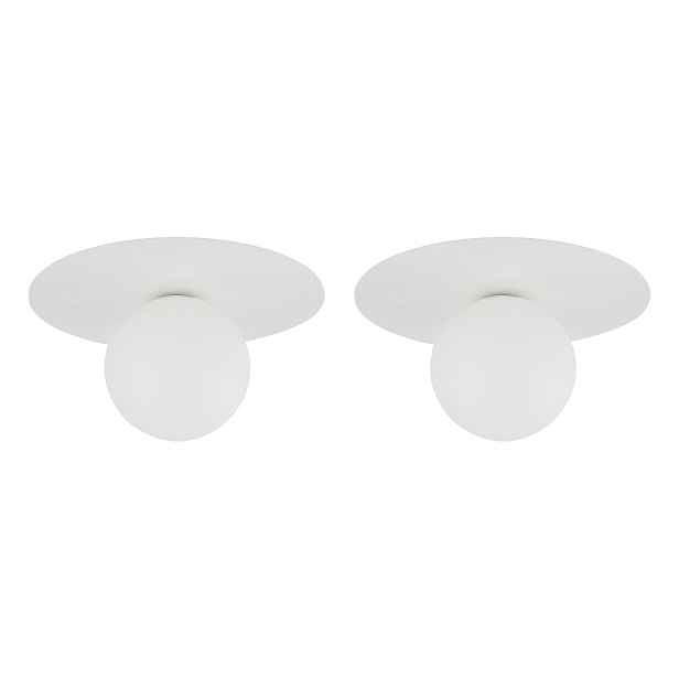 Tk Lighting Sada 2 x nástěnných svítidel Pixi White 10227