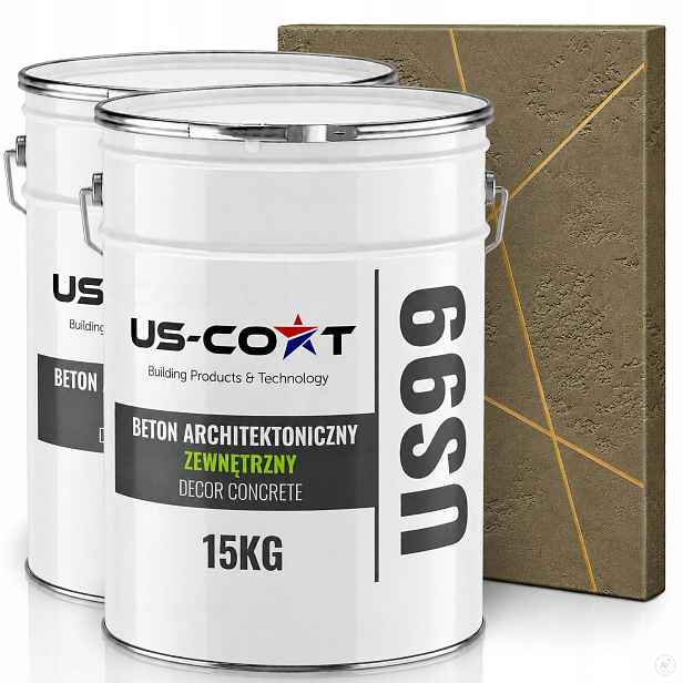 Vnější Architektonický Beton Khaki Tmavý F456 20m2 30kg Omítka Stěna