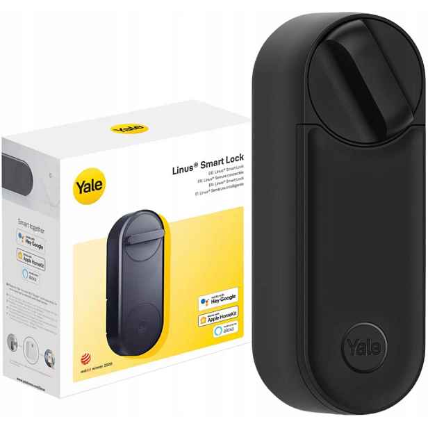 Yale Linus L2 Zámek Smart Černý Mat Bluetooth Wifi Home Security K