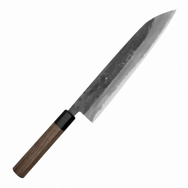 Sakai Takayuki Aogami#2 Iron Kurouchi Japonský ostrý Nůž šéfkuchaře 24 cm