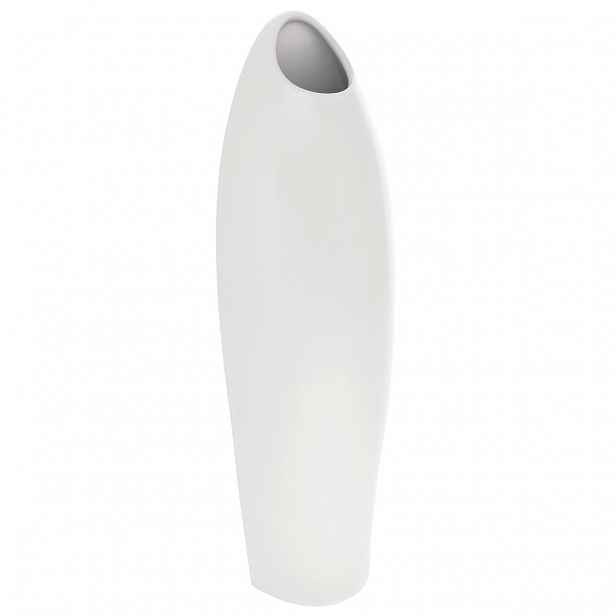 Keramická Váza Tonja, bílá, 13 x 43 x 11 cm