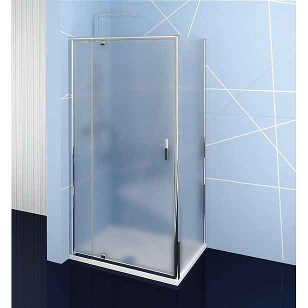 Polysan Easy Line - Sprchový kout 90-100x70 cm, L/P varianta, sklo Brick/chrom EL1738EL3138