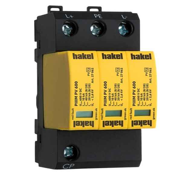 Svodič přepětí T2 Hakel PIIIM PV 600 Vseries