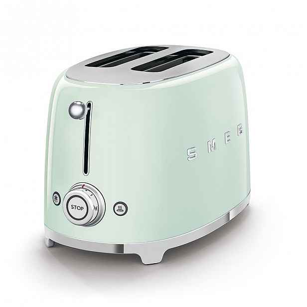 Toustovač Smeg 50´s Retro Style TSF01, 2x2, pastelově zelený, TSF01PGEU