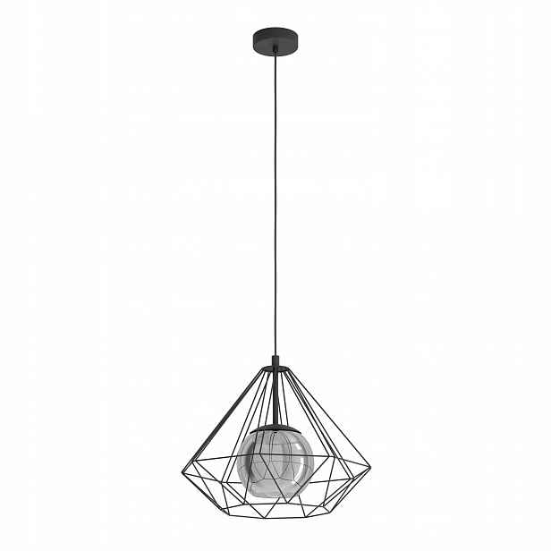 Závěsná lampa Eglo Vernham černá