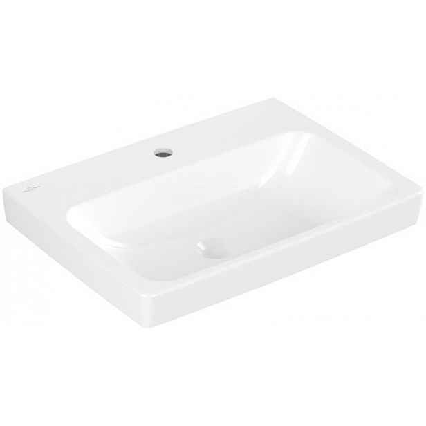 Villeroy & Boch Architectura - Umyvadlo 60x45 cm, bez přepadu, otvor pro baterii, alpská bílá 4A876101