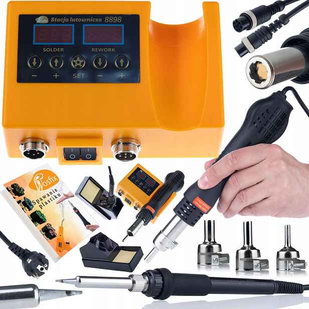 Pájecí Stanice 2V1 Hot-air A 900 M OH660 660W Pro Elektroniku A Svařování