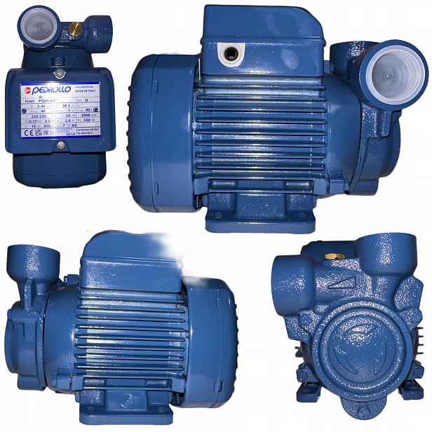 Povrchová Pumpa Na Vodu Italská Pedrollo 230V PQM60 400W 2400 l/h Solid