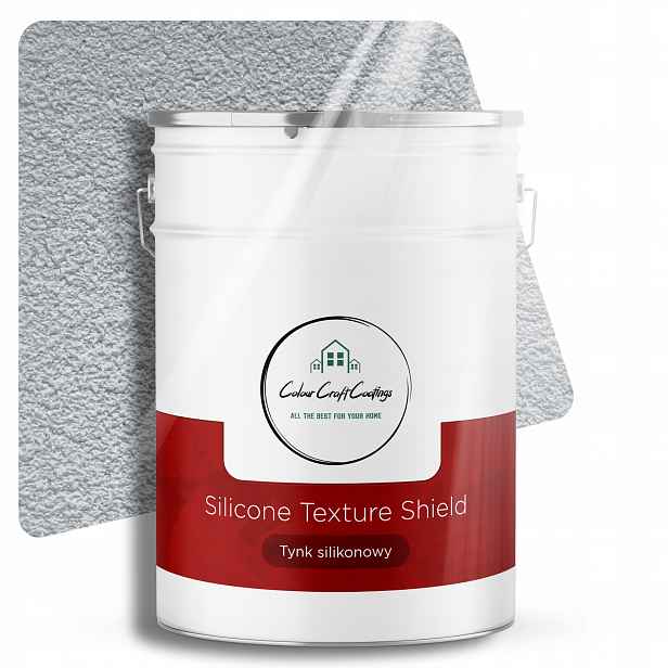 Silikonová Fasádní Omítka Beránek Granulace 1.5 mm Šedá 25 Kg F253