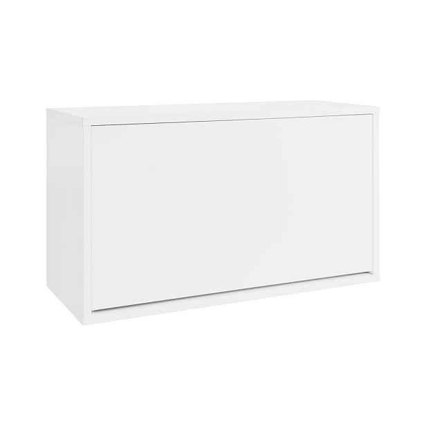 Bílý výklopný/závěsný botník 70x30x40 cm – ReCollector