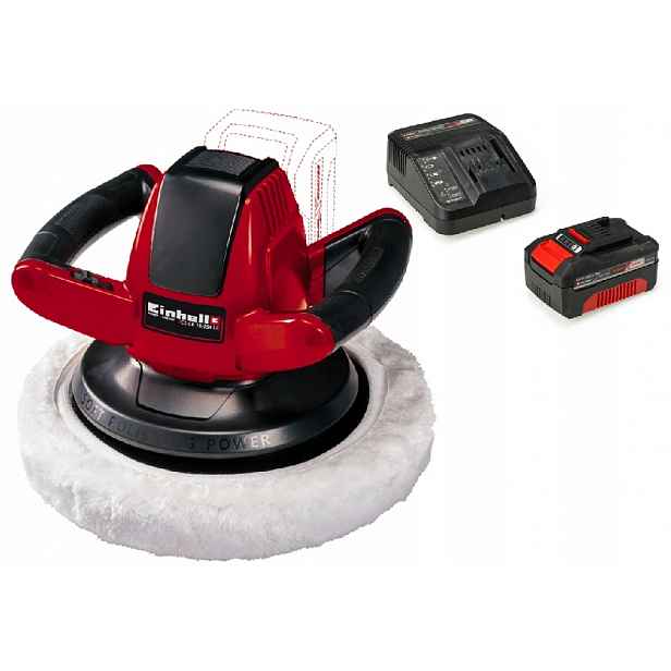 Einhell Leštička Ce-cb 18/254 Li 2093301 Sada Akumulátor 4,0AH Napájecí Zdroj