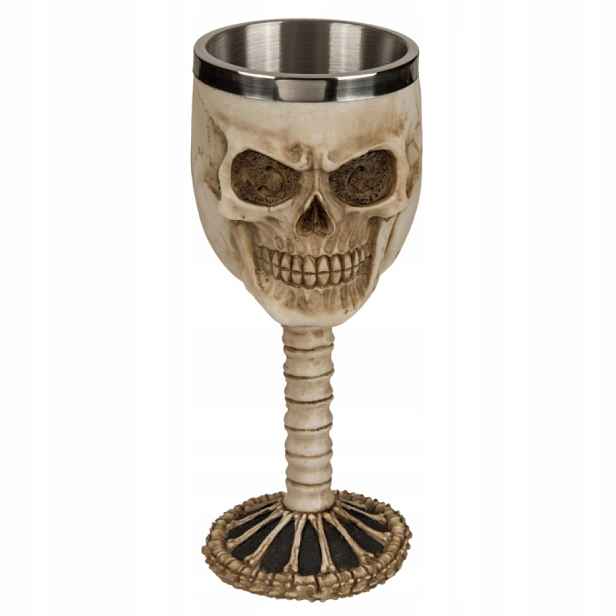 Epický Pivní Sklenice Kalich Krev Nepřátel Nerezová Ocel 200 ML Larp Rpg