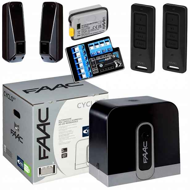 Faac Cyclo C720+ WiFi Modul Pilot XT4FDS 2ks pohon posuvné brány