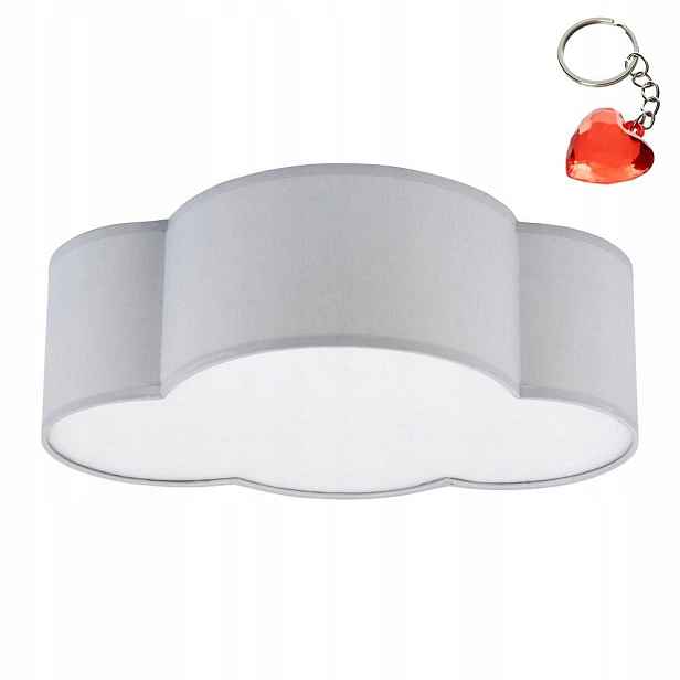 Stropní stropní svítidlo Cloud Bílá Kov 2xE27 15W Dětské Tk Lighting