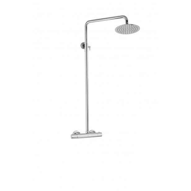 JB Sanitary ST 61 000 00 6 - Sprchová sestava s termostatickou baterií s horním vývodem; nerezovou kruhovou sprchou 250mm; bez možnosti ruční sprchy