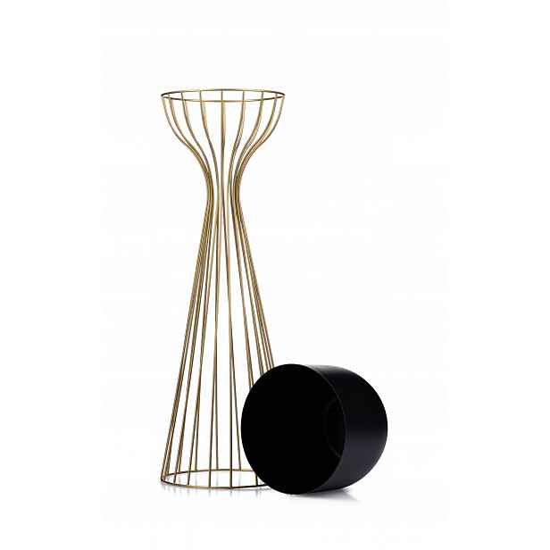 Obal na květináč stojan na květiny Květinový 68 cm Loft