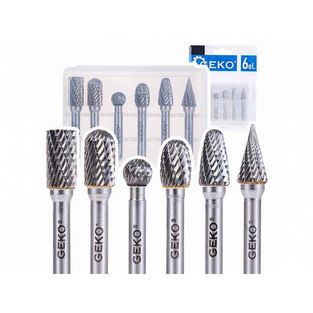 Sada stopkových fréz do kovu 6 mm, 6 ks G37498