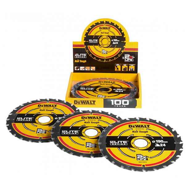 DeWALT - Pilový kotouč Elite na dřevo, 190x30 mm DT10402