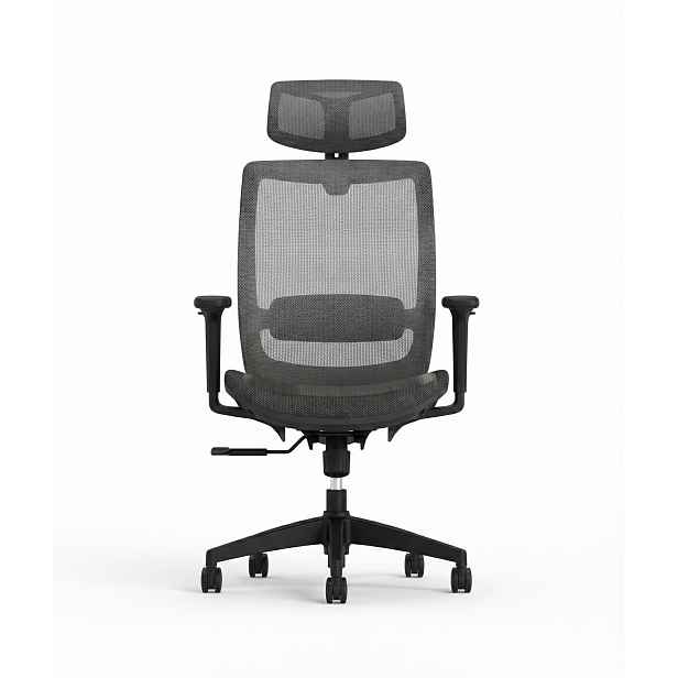 Kancelářská židle Ergonomická síťka Opěrka hlavy 3D Regulace Komfort