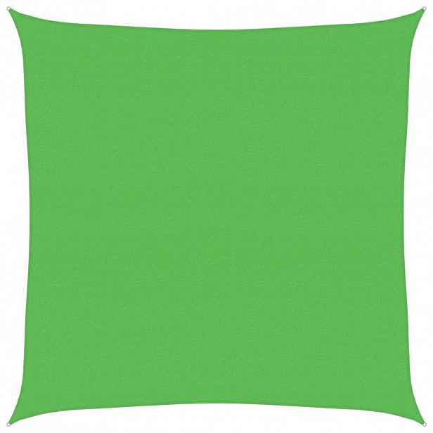vidaXL Stínicí plachta 160 g/m² světle zelená 5 x 5 m HDPE