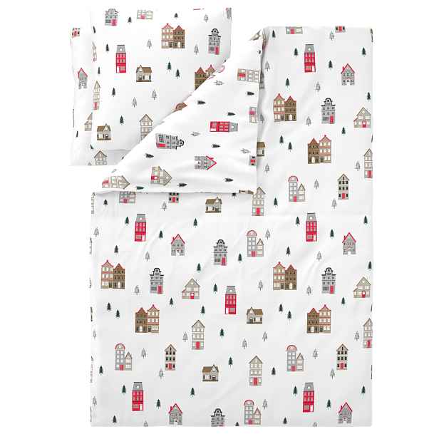 Livarno® Oboustranné ložní povlečení z jemného flanelu / ložní povlečení z jemného flanelu, 240 x 220 cm (dům)