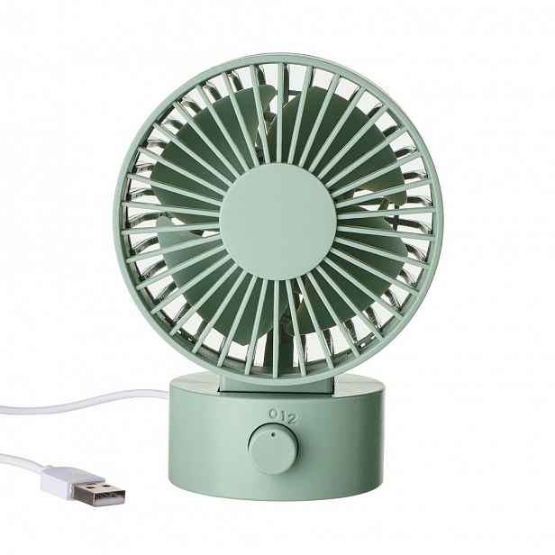 Butlers AIR WAVE Mini větrák s USB připojením - šalvějová