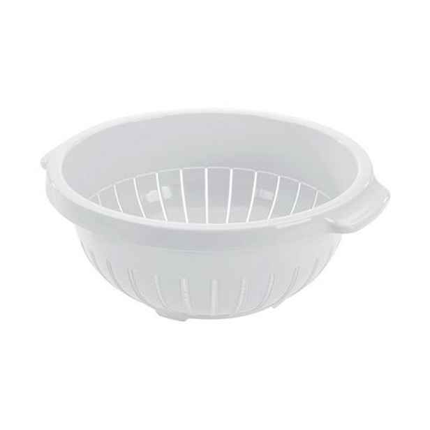 cedník d27x11cm, stojící, bílý, plast