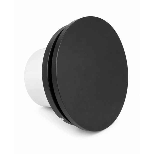 D125AUROLBLK Ventilátor fi 125 mm Standard Černý kulatý