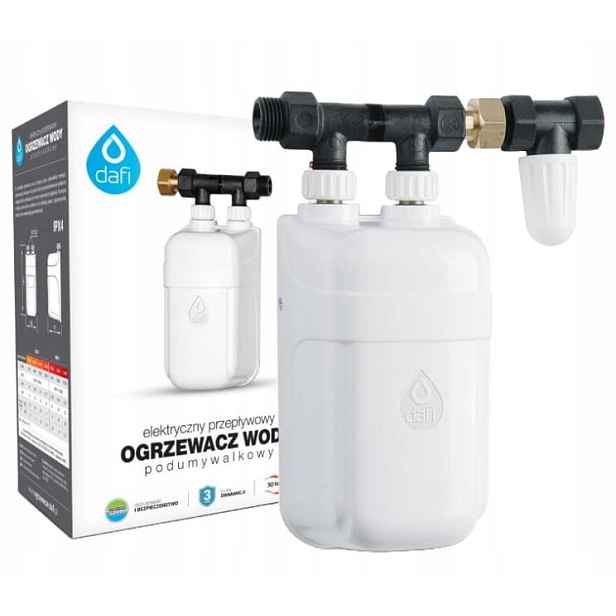 Průtokový ohřívač vody Dafi 3,7kW pod umyvadlo, elektrický