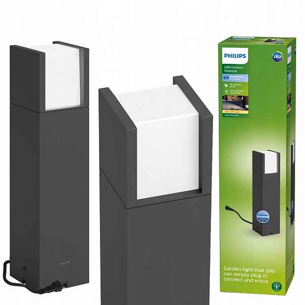 Venkovní zahradní lampa Sloupek 40 cm Led 6W 600lm 2700K IP44 12V Philips