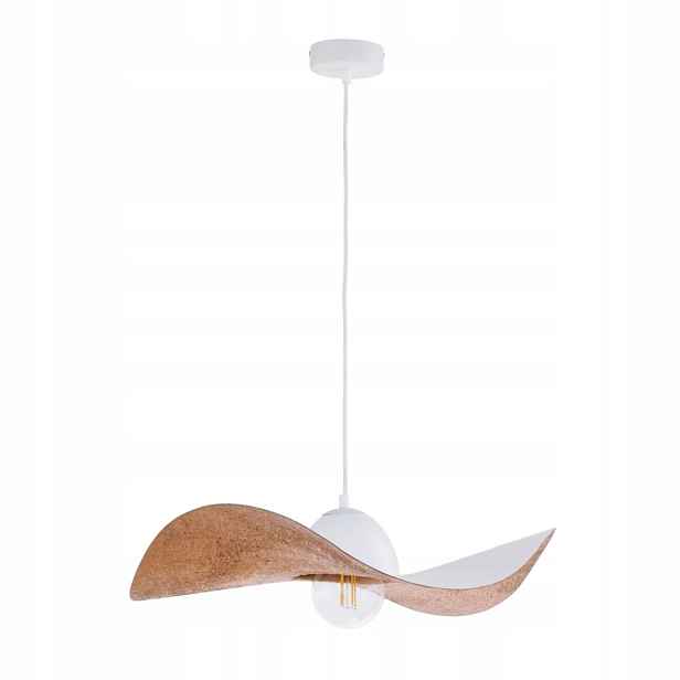 Závěsný lustr Pendel Bílá Kapello E27 Moderní osvětlení Sigma 80 cm