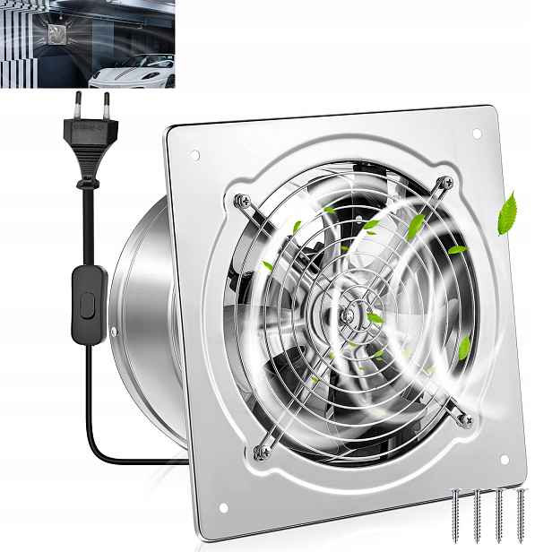 150 mm nástěnný axiální ventilátor fi Tichý Výkonný