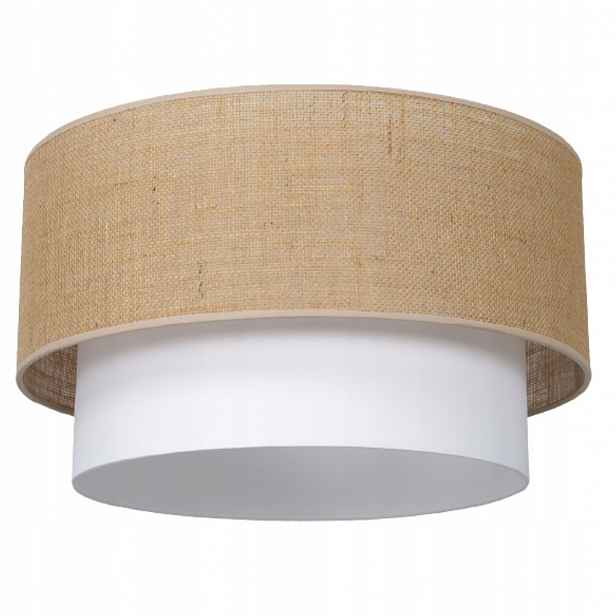 Boho Stínidlo Pro Lampy Dvojité Jutové 45 CM