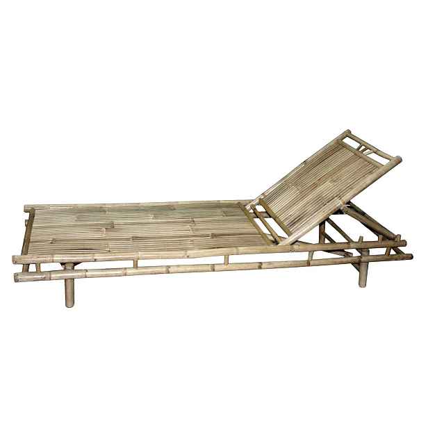 Přírodní bambusové lehátko Chair Bamboo Lyon - 210*80*28cm Chic Antique