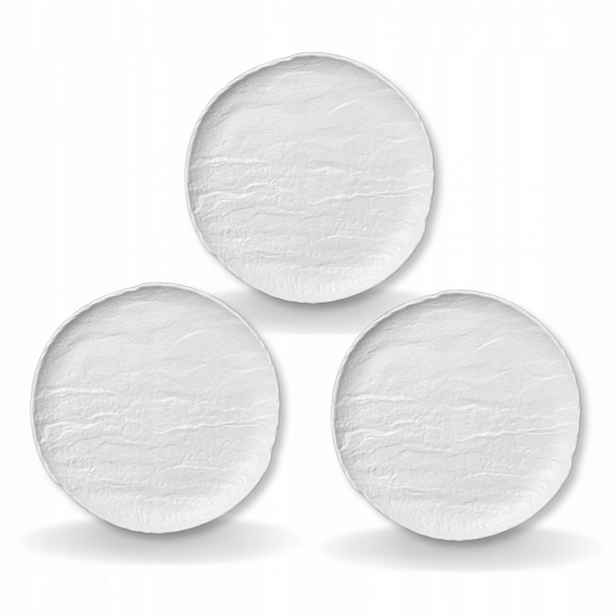 Jídelní talíř kulatý Wilmax 23 cm, matný, porcelán s imitací kamene