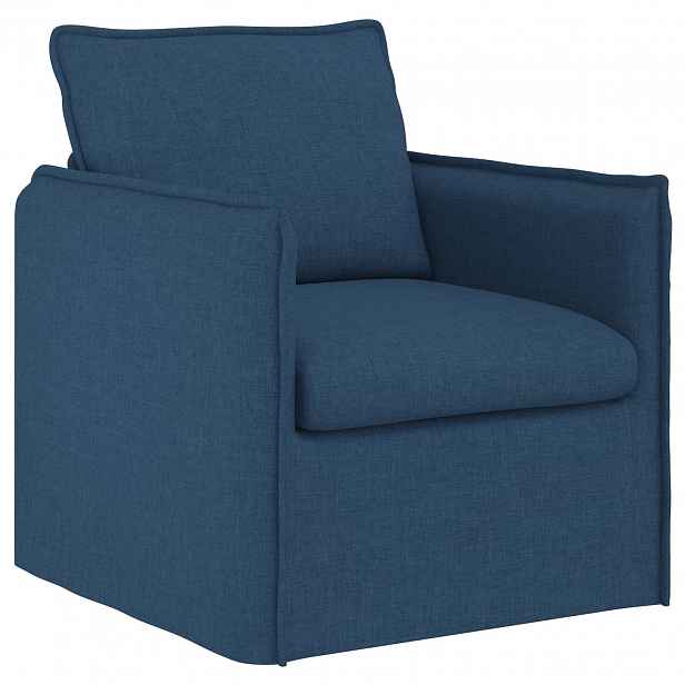 vidaXL Pohovka Modrá 75 x 82 x 85 cm textil