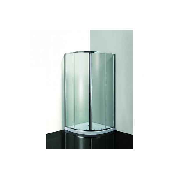 Olsen Spa Smart Muro Čtvrtkruhový sprchový kout 80 x 80 cm s čirým sklem 6mm