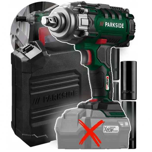 Parkside Akumulátorový příklepový šroubovák Passk 20-Li C4, 20 V Nástavce Bod
