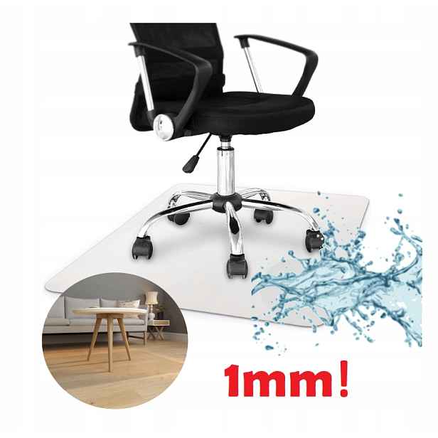 Ochranná Podložka Pod Křeslo Průhledná Na Podlahu 100x80 1MM