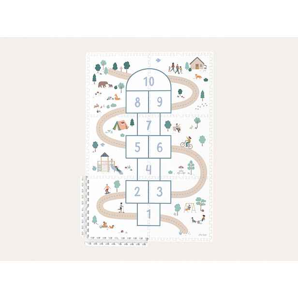 Play&Go Multifunkční pěnová hrací podložka (puzzle) - školka