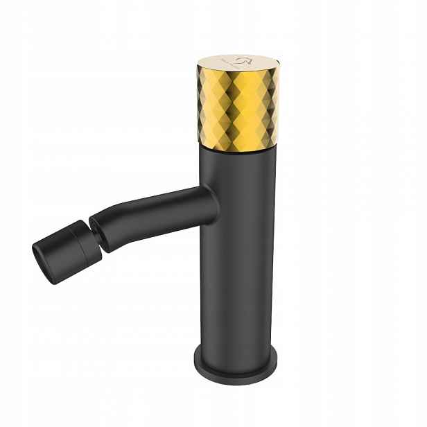 Stojánková Bidetová Baterie Ove Black Gold Sea Horse